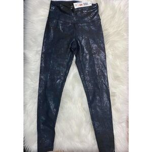 CK Performance Navy Metallic Leggings